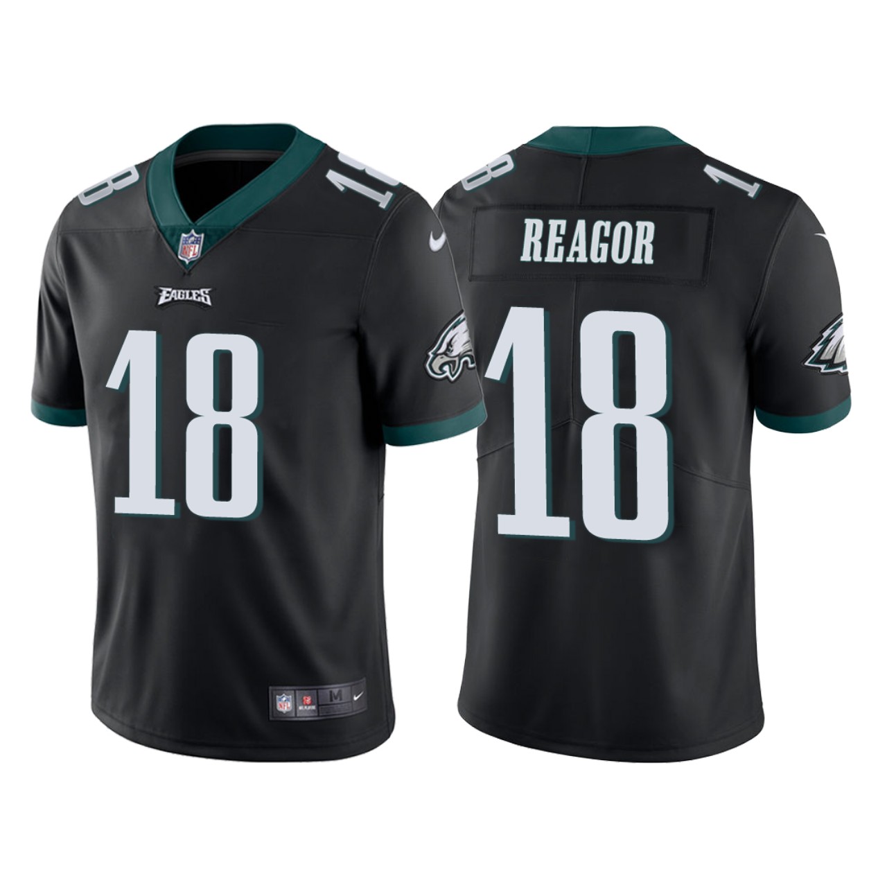 Men Philadelphia Eagles #18 Jalen Reagor Black 2020 NFL Draft Vapor Limited NFL Jersey->chicago bulls->NBA Jersey